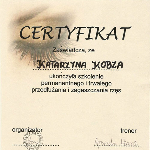 Certyfikat 30