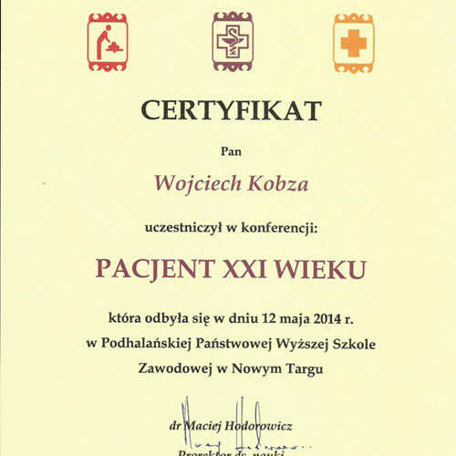 Certyfikat 19